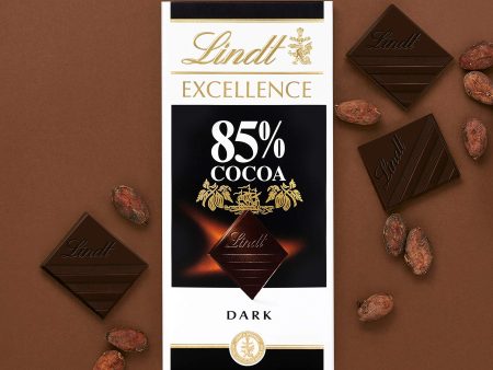 Tableta de chocolate negro Lindt Excellence 85% Cacao - 100 g Embalaje Deteriorado (Cad: 31 03 2025) Online now