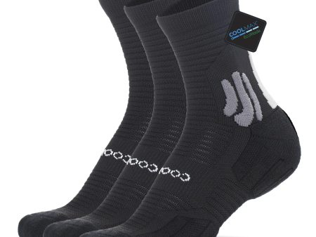 Talla: 43-47 - BRISIRA Calcetines Deportivos de Compresión de Bambú Viscosa - 3 Pares para Hombre, Antiampollas y Transpirables para Senderismo, Trekking, Running y Trail Embalaje Deteriorado Hot on Sale