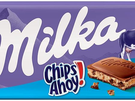 Tableta de Chocolate con Leche Milka Chips Ahoy! con Trozos de Galleta y Pepitas de Chocolate 100g (Cad: 14 02 2025) Online Hot Sale