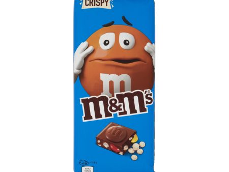 Tableta de Chocolate con Leche y Arroz Crujiente M&M s, 150g Embalaje Deteriorado Cheap