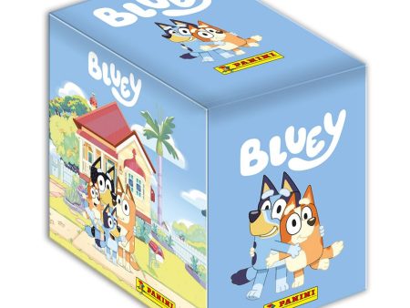 (Falta 1 sobre, incluye 35) Caja de 35 Sobres de Pegatinas de Bluey - Panini Embalaje Deteriorado Online Hot Sale