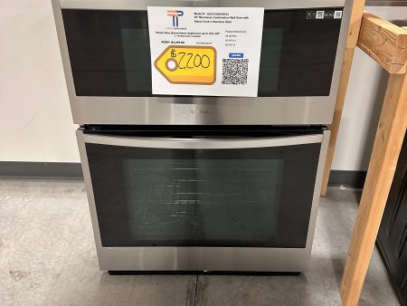 GREAT NEW SAMSUNG COMBINATION WALL OVEN WITH MICROWAVE MODEL:NQ70CG600DSRAA  WOV11193 For Discount